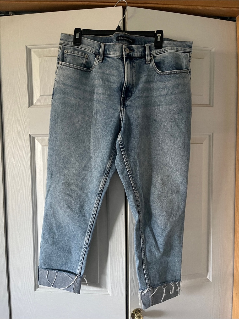 Calvin Klein Jeans Faded Light Blue Relaxed Fit Women’s Jeans